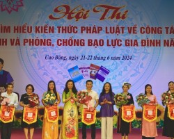 Tổ chức Hội thi “Tìm hiểu kiến thức pháp luật về công tác gia đình và phòng, chống bạo lực gia đình” năm 2024