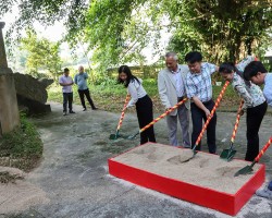 Lễ động thổ khởi công dự án trùng tu, tôn tạo gác chuông bảo quản Bảo vật quốc gia đôi chuông chùa Đà Quận