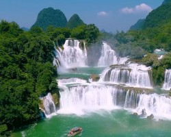 Thac Ban Gioc tren cao