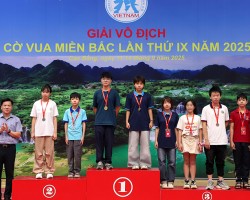 Giải Cờ vua miền Bắc lần thứ IX năm 2025 tổ chức tại tỉnh Cao Bằng đã thành công tốt đẹp