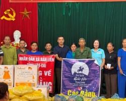 Hiệp hội du lịch tỉnh Cao Bằng hỗ trợ nhân dân bị thiệt hại do thiên tai