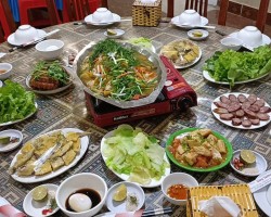 Trải nghiệm đặc sản ẩm thực mùa đông tại Khu du lịch thác Bản Giốc