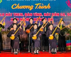 Chương trình ra mắt Câu lạc bộ hát Then, đàn Tính, hát dân ca, dân vũ  xóm Nà Mè, xã Hòa An