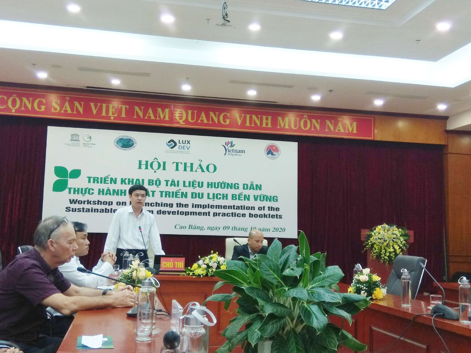 Ông Sầm Việt An, Giám đốc Sở VHTTDL chủ trì Hội thảo