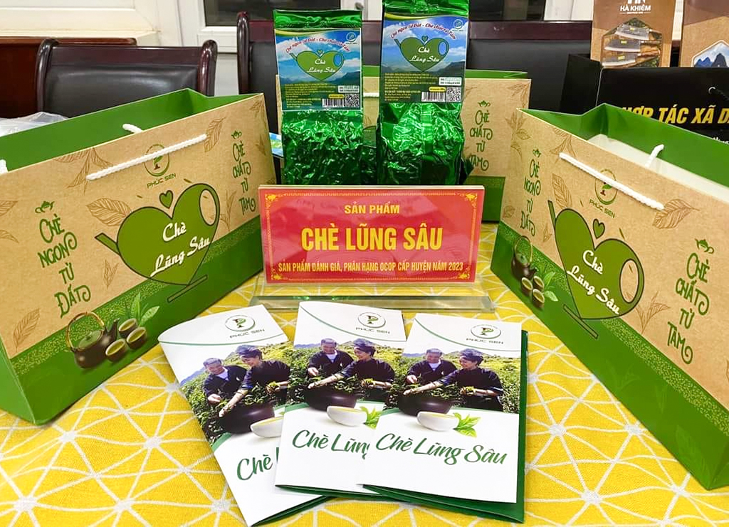 04 mẫu mã sản phẩm chà Lũng Sâu đạt chuẩn OCOP 3 sao